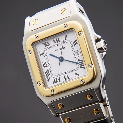 cartier santos automatic watch price|cartier santos 100 price list.